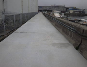 画像：尼崎芦屋西宮港海岸　鳴尾浜防潮堤越流対策工事