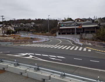 画像：名塩道路茶園東久保地区名塩川付替（下流部）工事