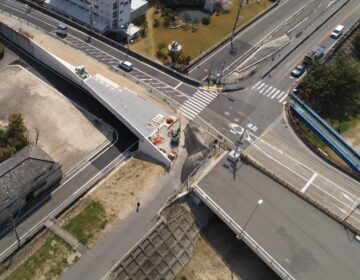 画像：（二）武庫川水系武庫川　元浜橋設置外工事