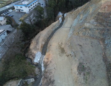 画像：名塩道路名塩川付替工事